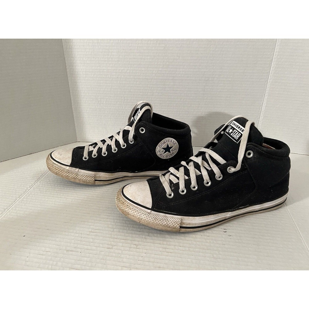 Converse Chuck Taylor All Star Black Shoes Unisex Size M 11.5 W 13.5 - Picture 2 of 15